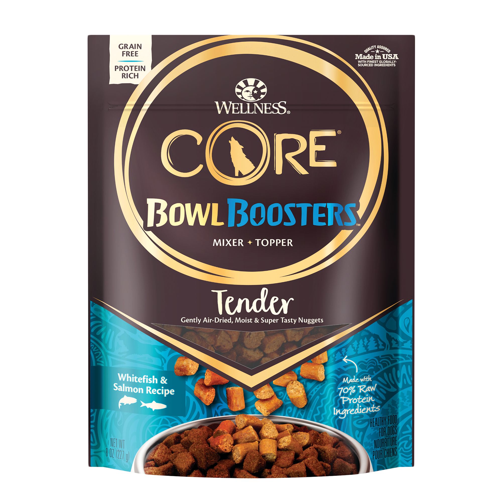 Wellness Core Bowl Booster Tender Dog Food Top Grain Free Natural Whitefish Salmon Dog Food Toppers Petsmart