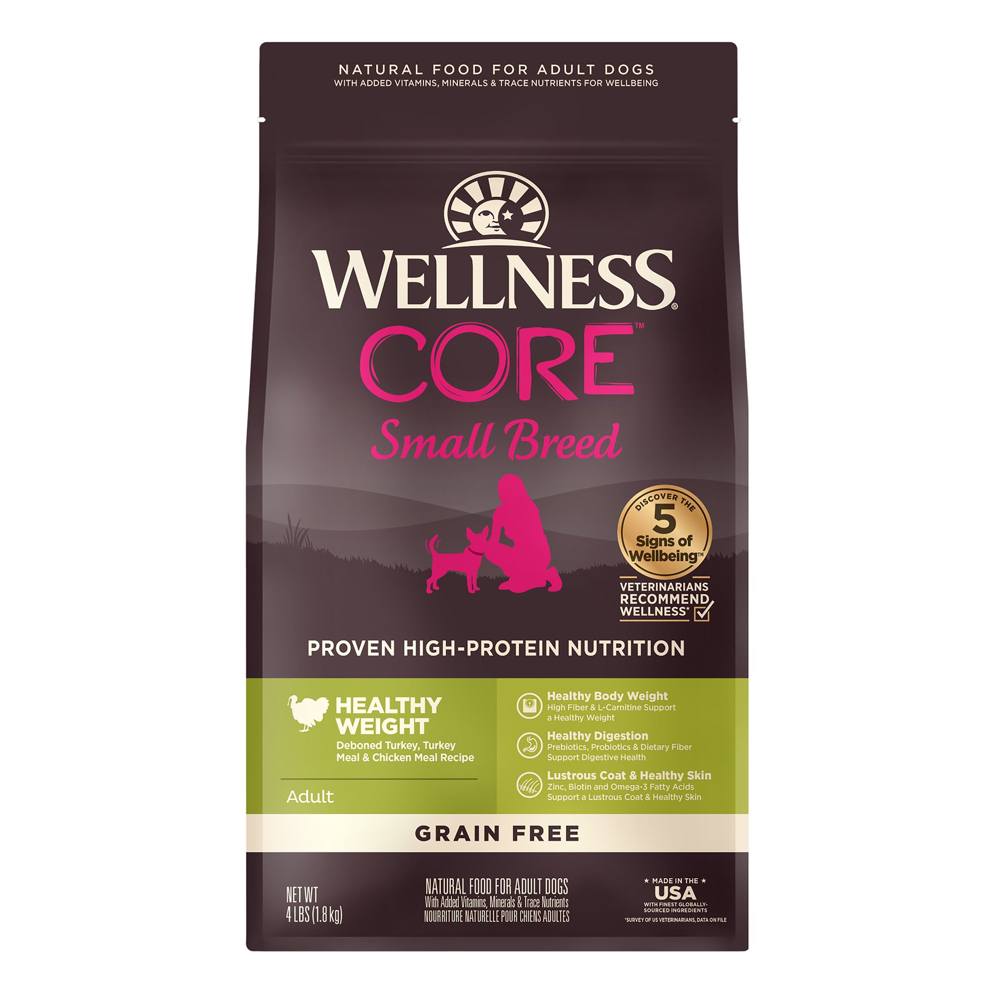 wellness grain free small breed dog food