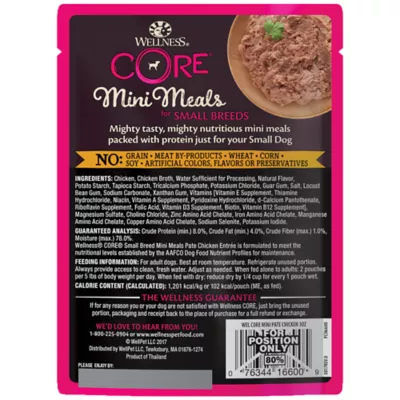 Product Wellness CORE Mini Meals Pate All Life Stage Wet Dog Food - Natural, Grain Free