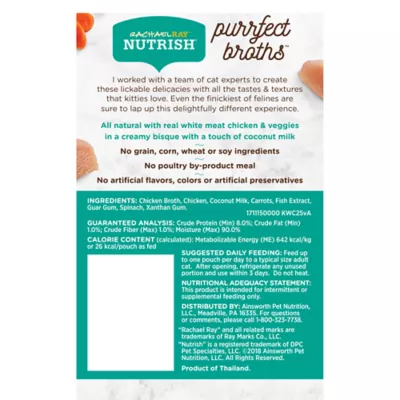 Product Rachael Ray Nutrish Purrfect Broths Cat Treat - 1.4 Oz