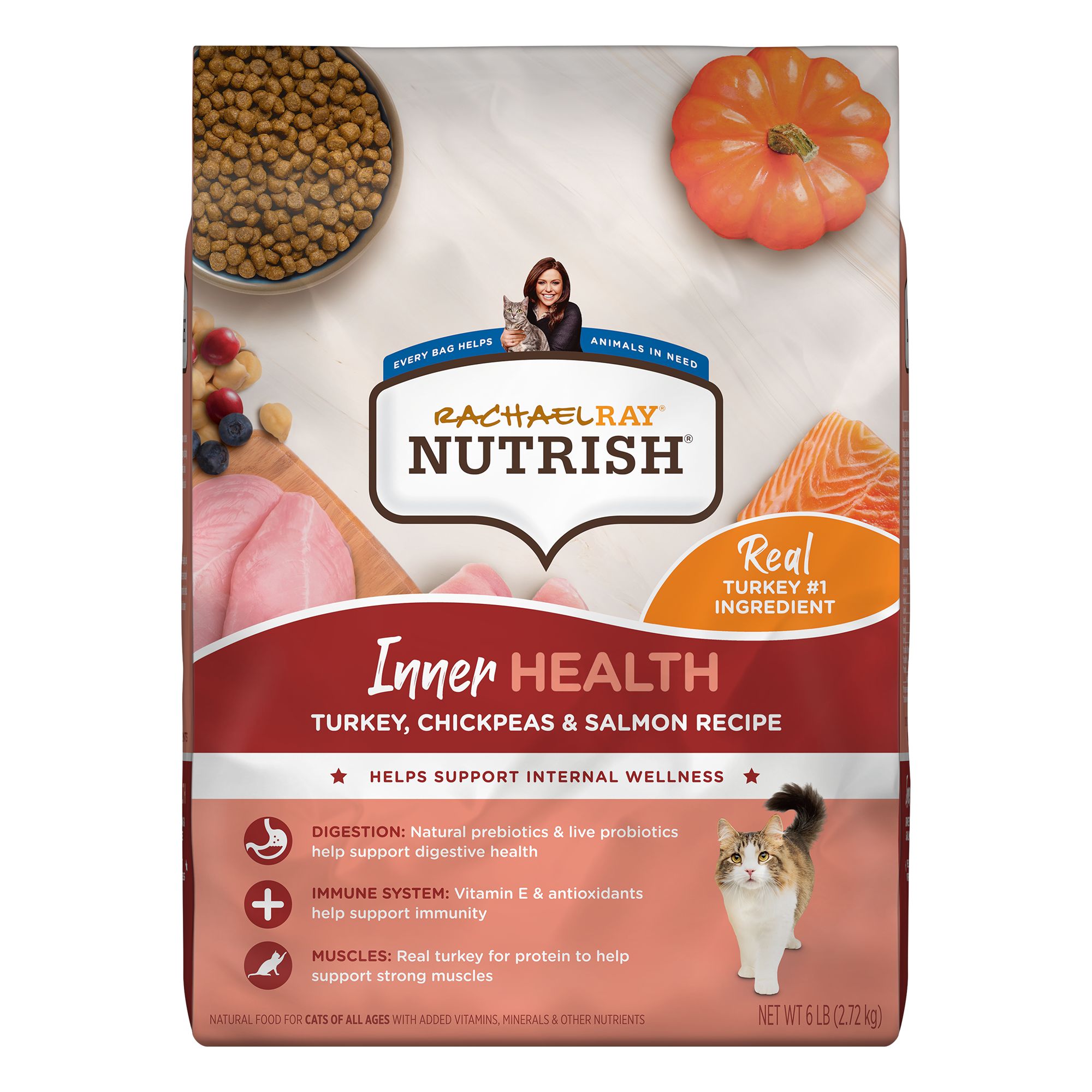 Rachael Ray Nutrish Inner Health Natural Dry Cat Food