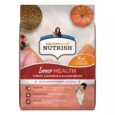 Product Rachael Ray Nutrish All Life Stage Dry Cat Food - Turkey, Chickpeas, Salmon