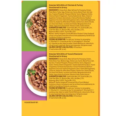Product Wellness® Gravies Adult Cat Food - Grain Free, Variety Pack, 8 CT, 24 OZ
