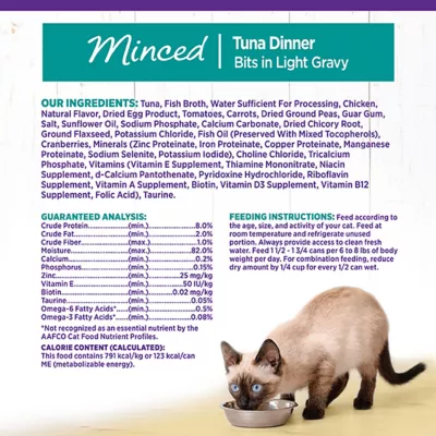 Product Wellness® Complete Health Adult Cat Wet Food - Natural, Grain Free, Minced, 5.5 Oz