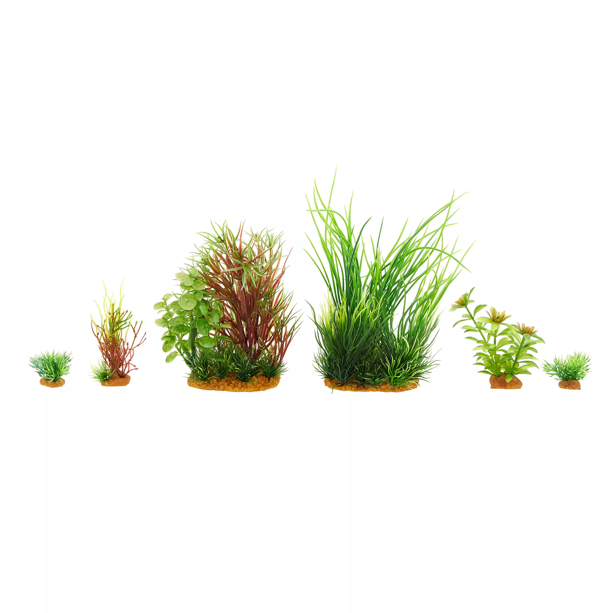 Top Fin® Artificial Aqaurium Plant Variety Pack - Up to 8"