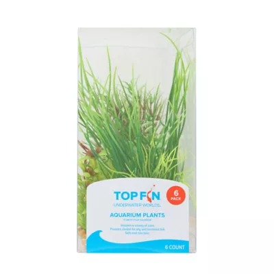 Top Fin® Artificial Aqaurium Plant Variety Pack - Up to 8" - Image 2