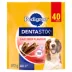 Pedigree Dentastix Oral Care Beef Flavour Adult Dog Treats For Medium Breeds Reduces Plaque & Tartar image thumbnail 1