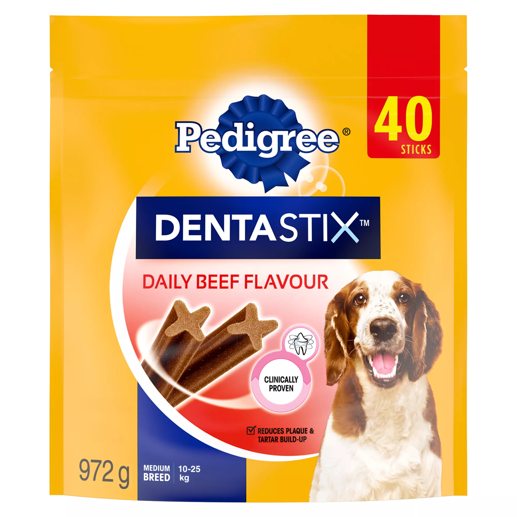 Pedigree Dentastix Beef Flavour Adult Dog Oral Care Dental Treats