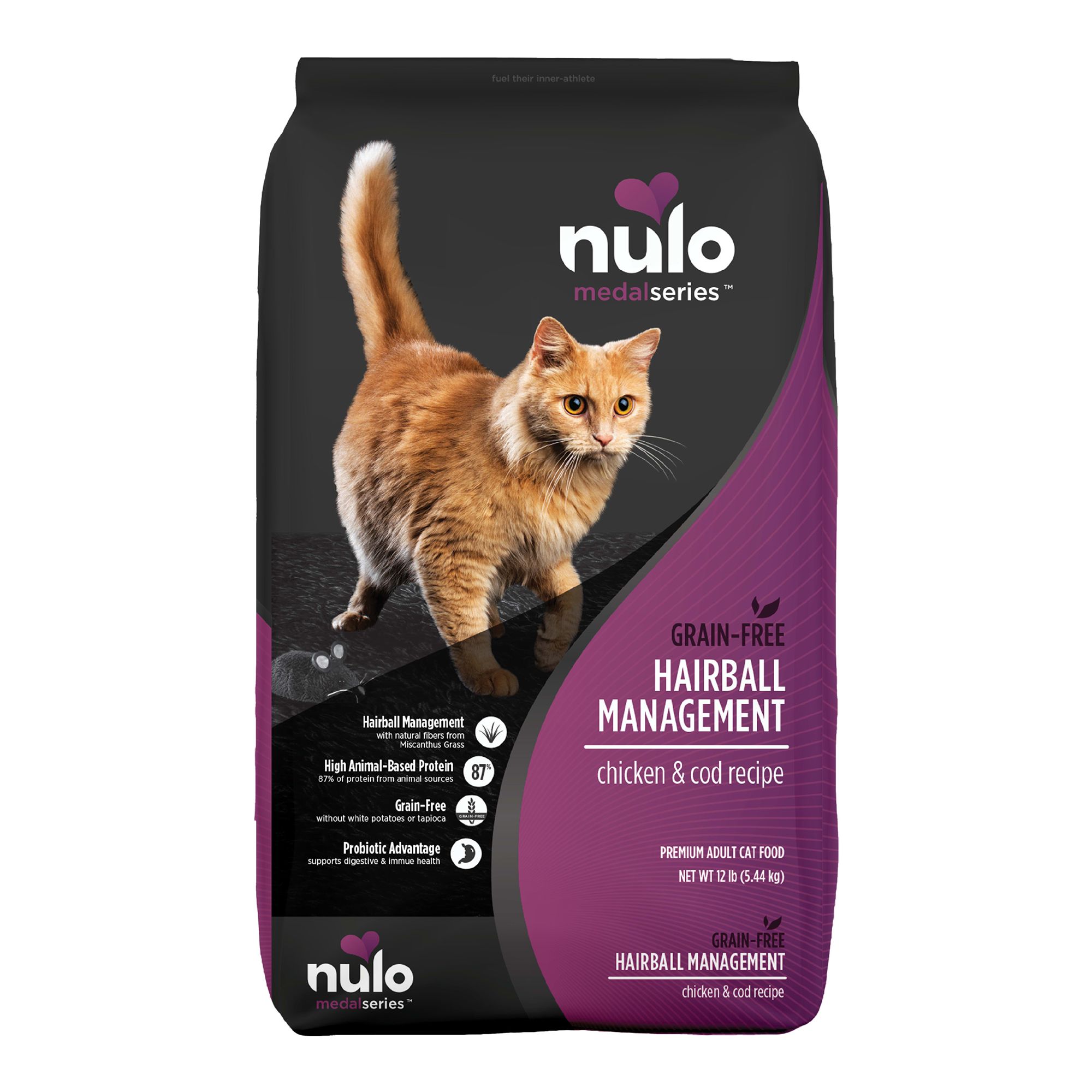 nulo cat food hairball