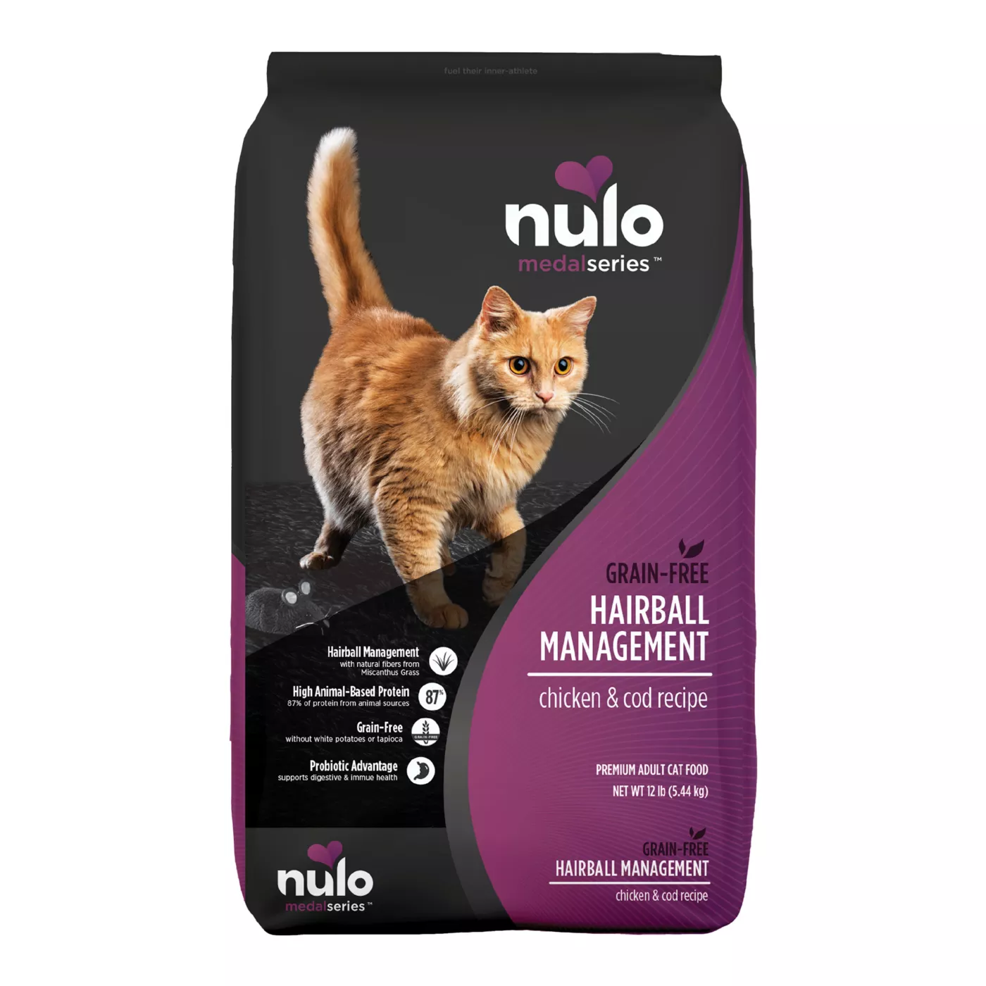 Nulo MedalSeries Hairball Management Adult Dry Cat Food Chicken Cod