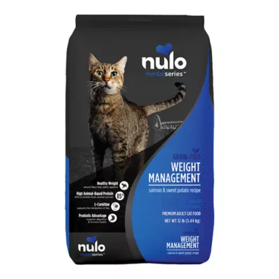 Nulo MedalSeries Grain Free Salmon Sweet Potato Adult Weight Management Dry Cat Food 5 lbs