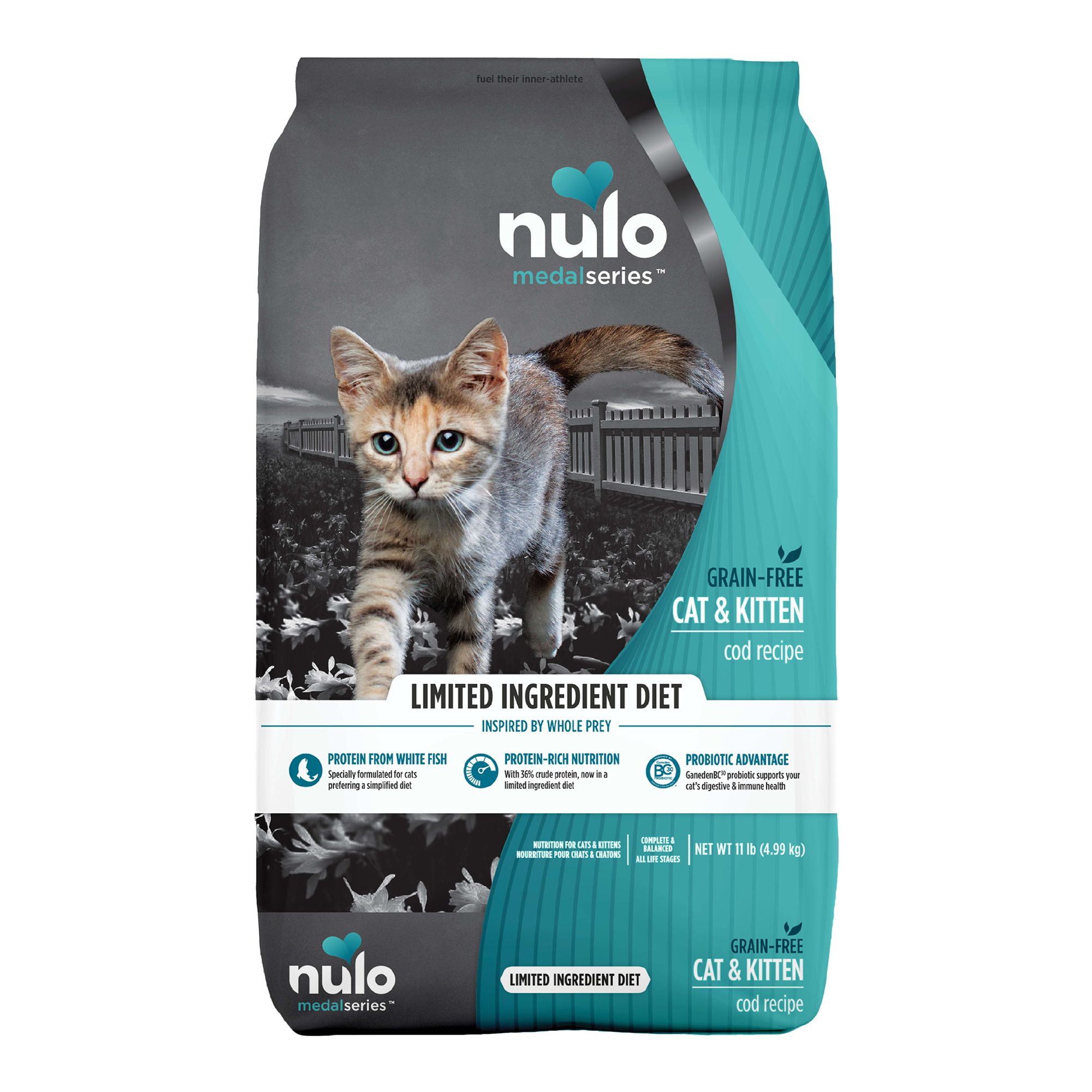 Nulo MedalSeries All Life Stages Cod Dry Cat Food 11 lb