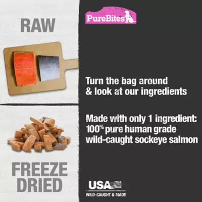 Product Purebites® Freeze Dried Dog Treat - Salmon