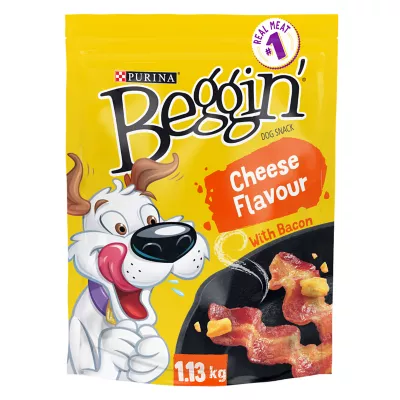 Product Beggin'® Strips Dog Treat - Bacon & Cheese