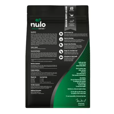 Product Nulo MedalSeries Senior Dry Cat Food - Grain Free, Turkey & Polluck