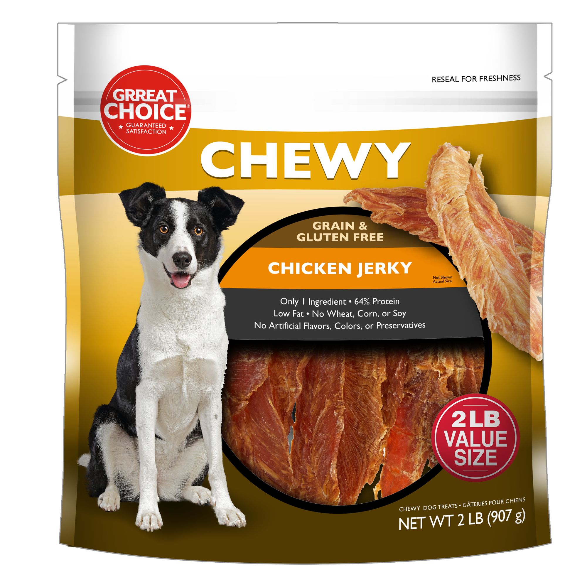 grreat choice chewy chicken jerky