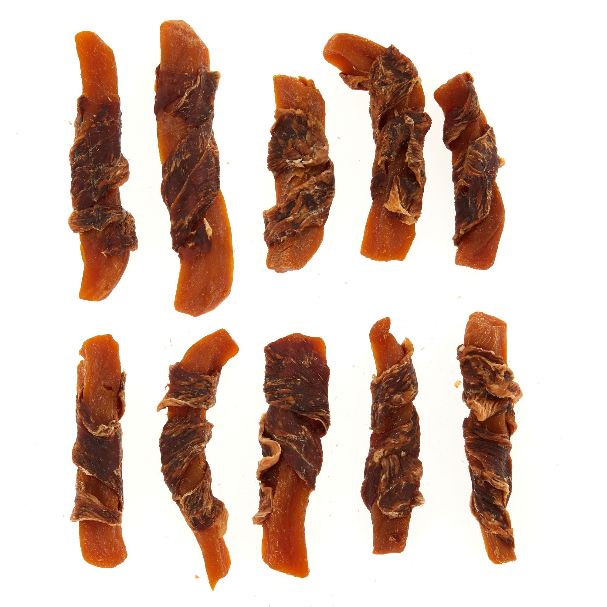 sweet potato wrapped with chicken dog treats