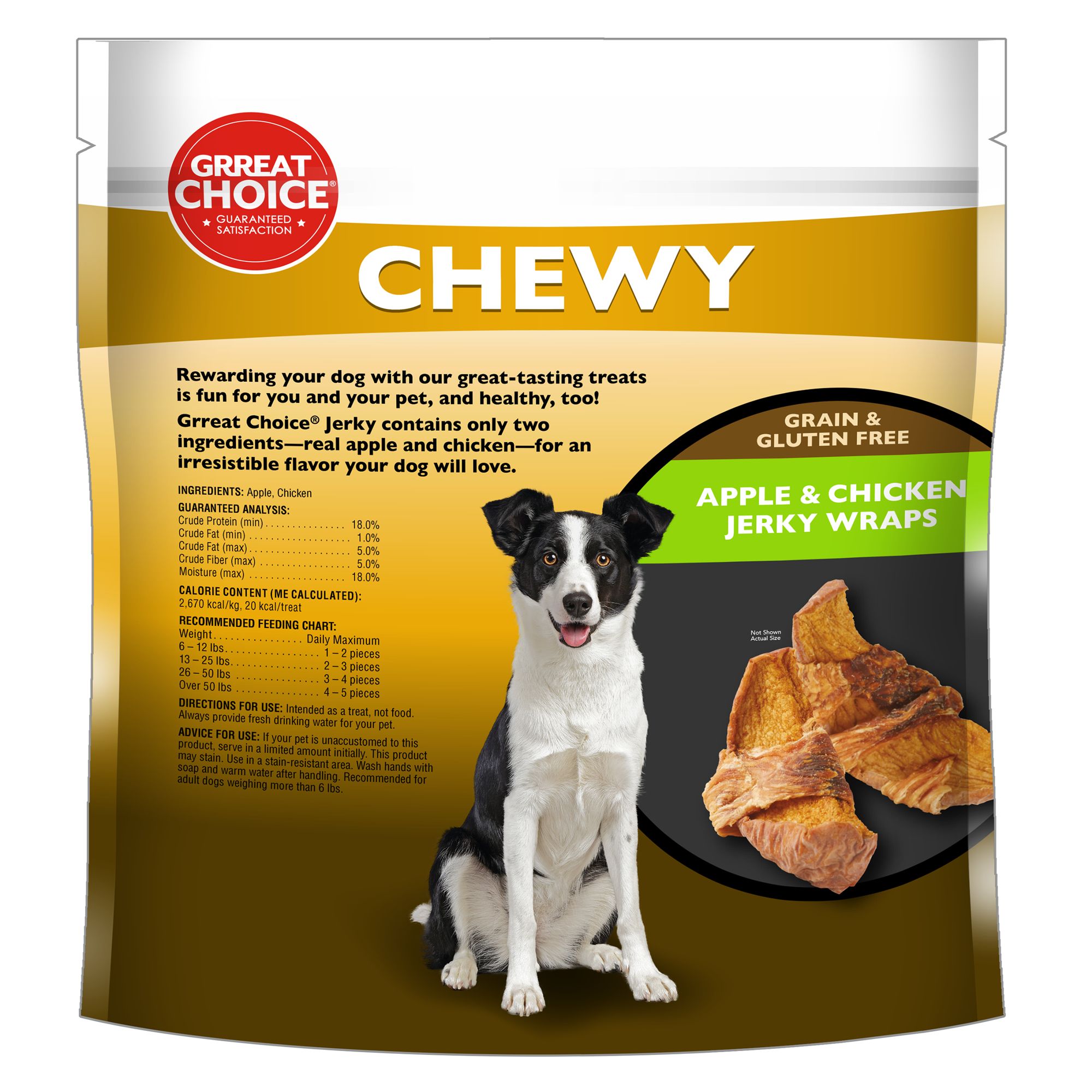 grreat choice chewy chicken jerky