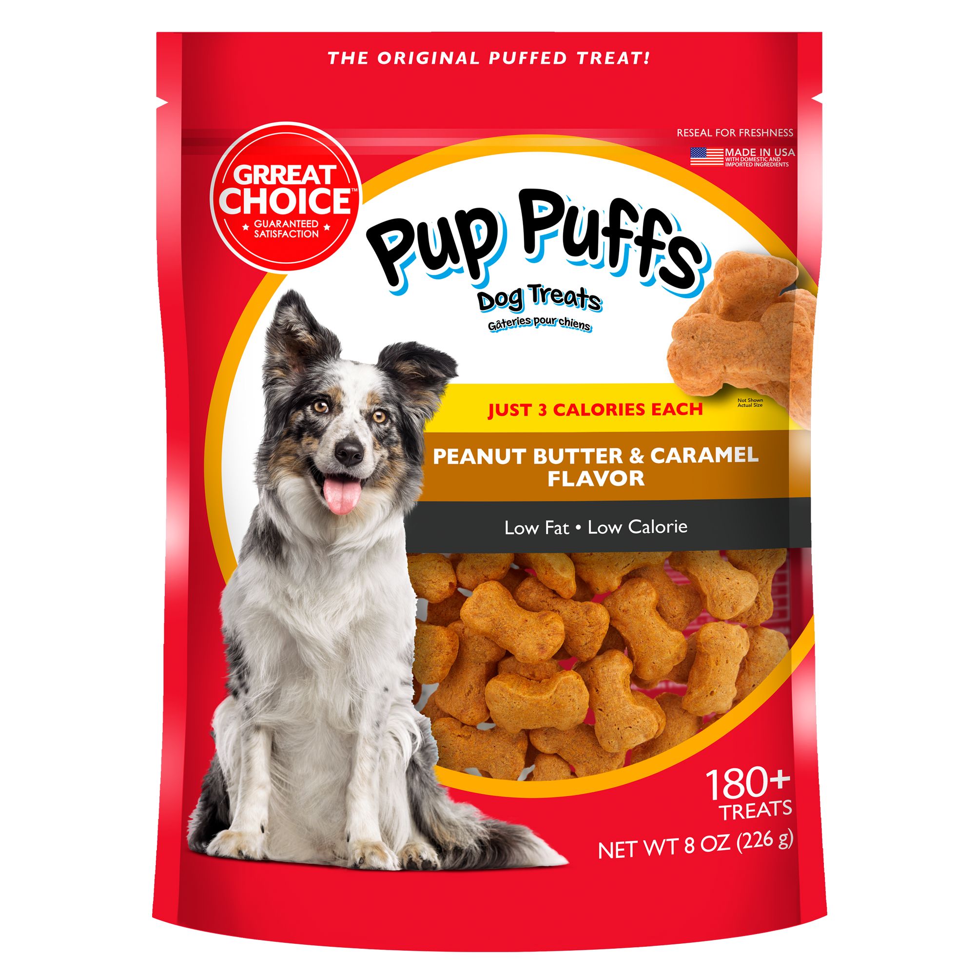 Grreat Choice® Pup Puffs Dog Treats 