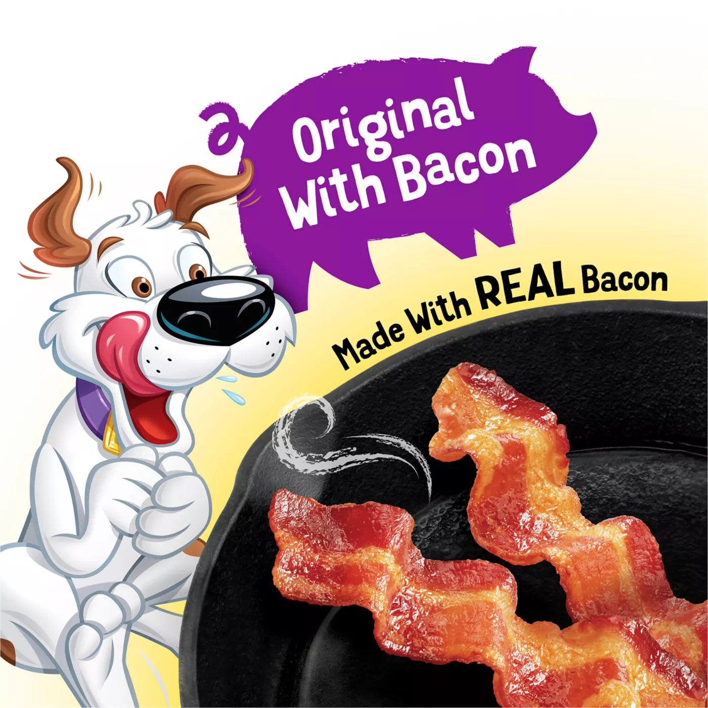 Dog wanting bacon best sale