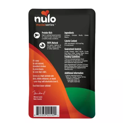 Product Nulo MedalSeries All Life Stage Wet Dog Food Topper - Limited Ingredient, 2.8 Oz.
