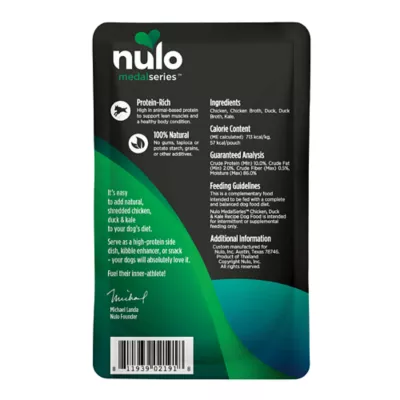 Product Nulo MedalSeries All Life Stage Wet Dog Food Topper - Limited Ingredient, 2.8 Oz.