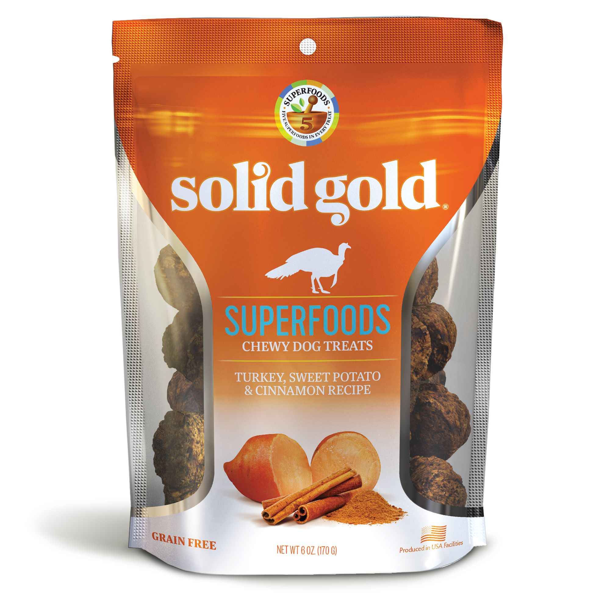 Solid Gold Superfoods Chewy Dog Treats Grain Free dog Biscuits
