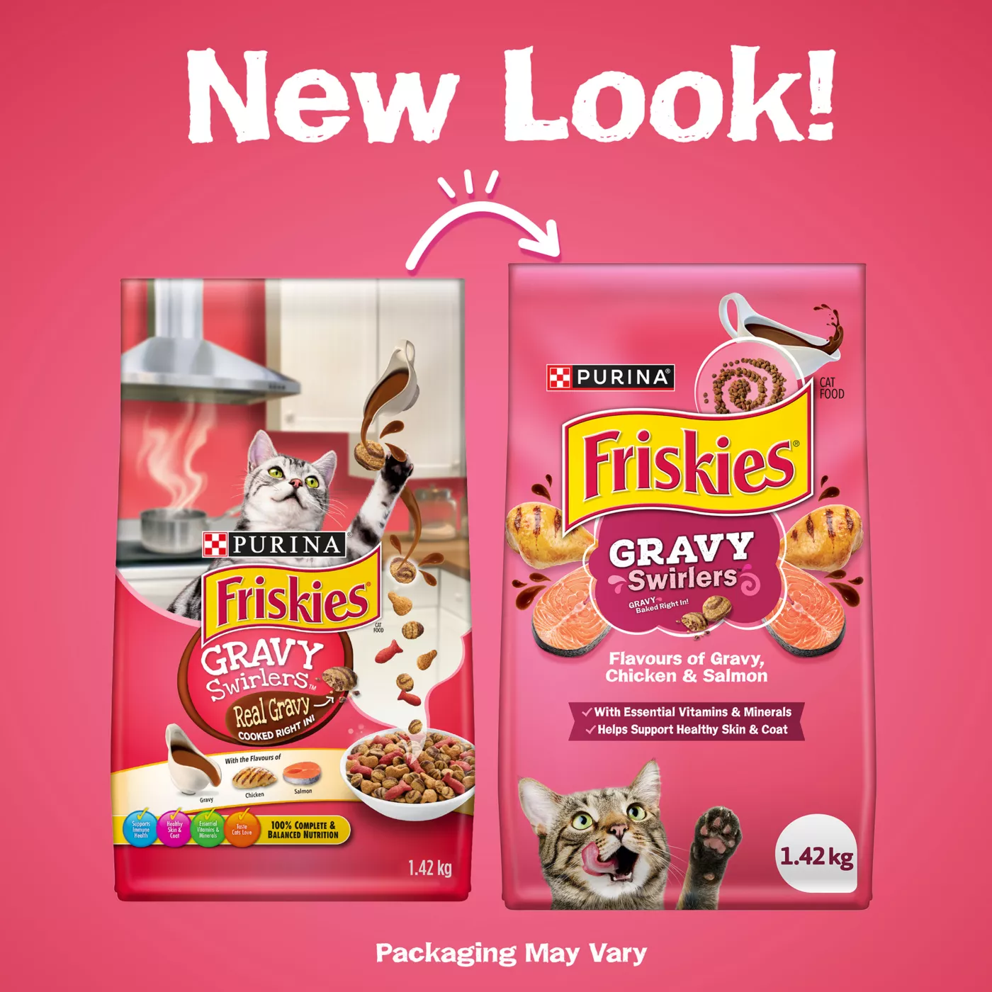 Friskies gravy swirlers dry cat food hotsell