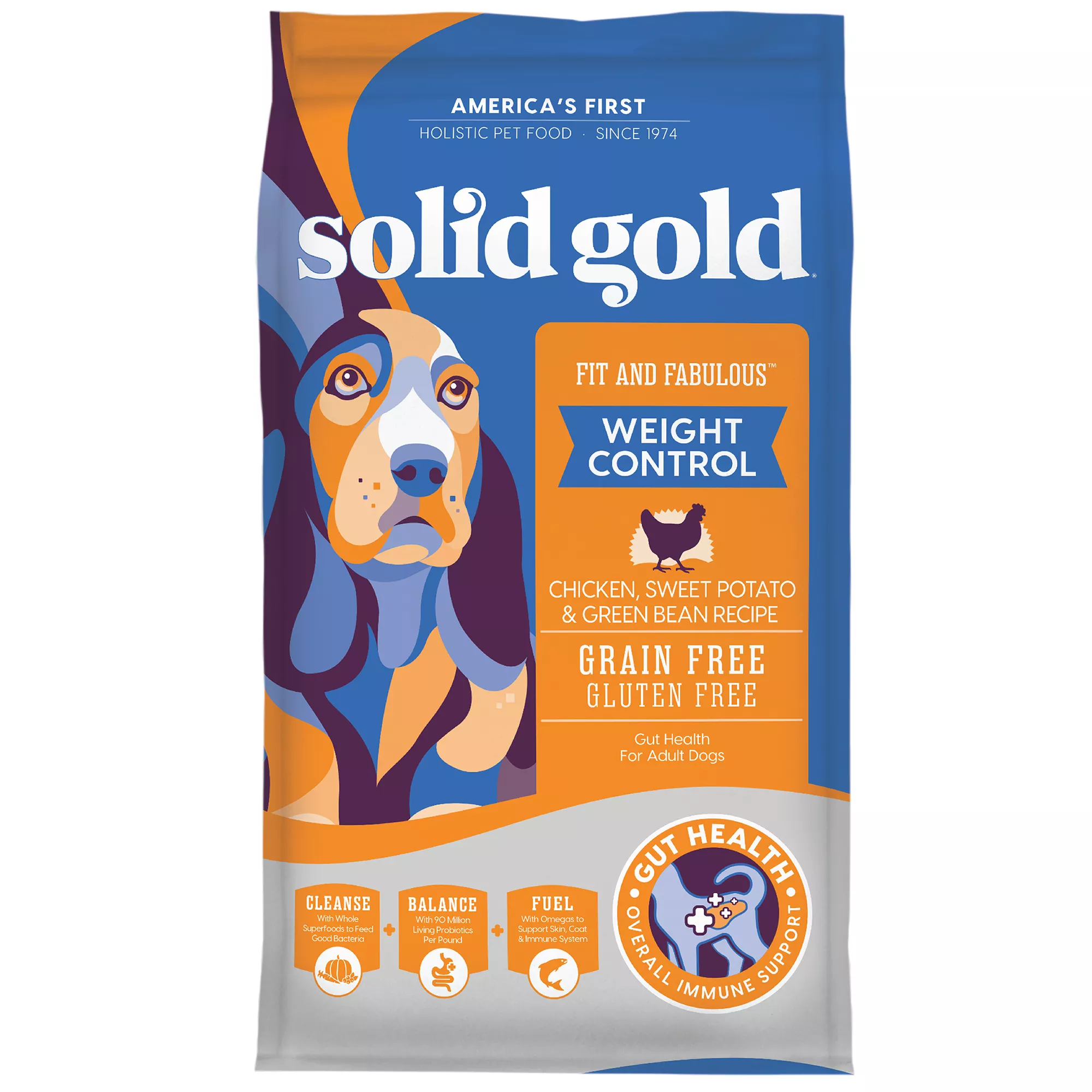 Solid Gold Fit and Fabulous&trade; Weight Control Adult Dog Food - Grain Free, Gluten Free
