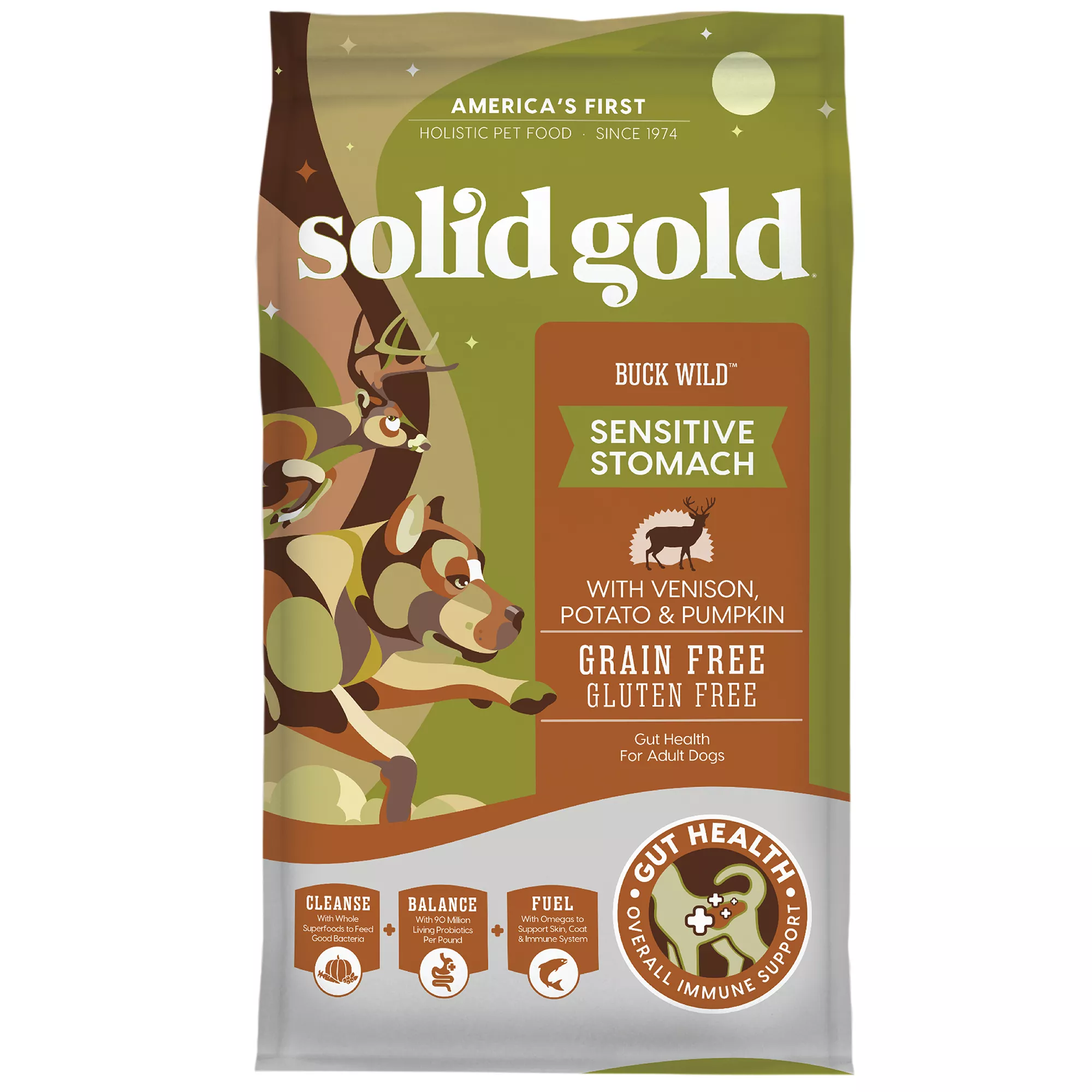 Solid Gold Buck Wild&trade; Adult Dog Food - Grain Free, Gluten Free