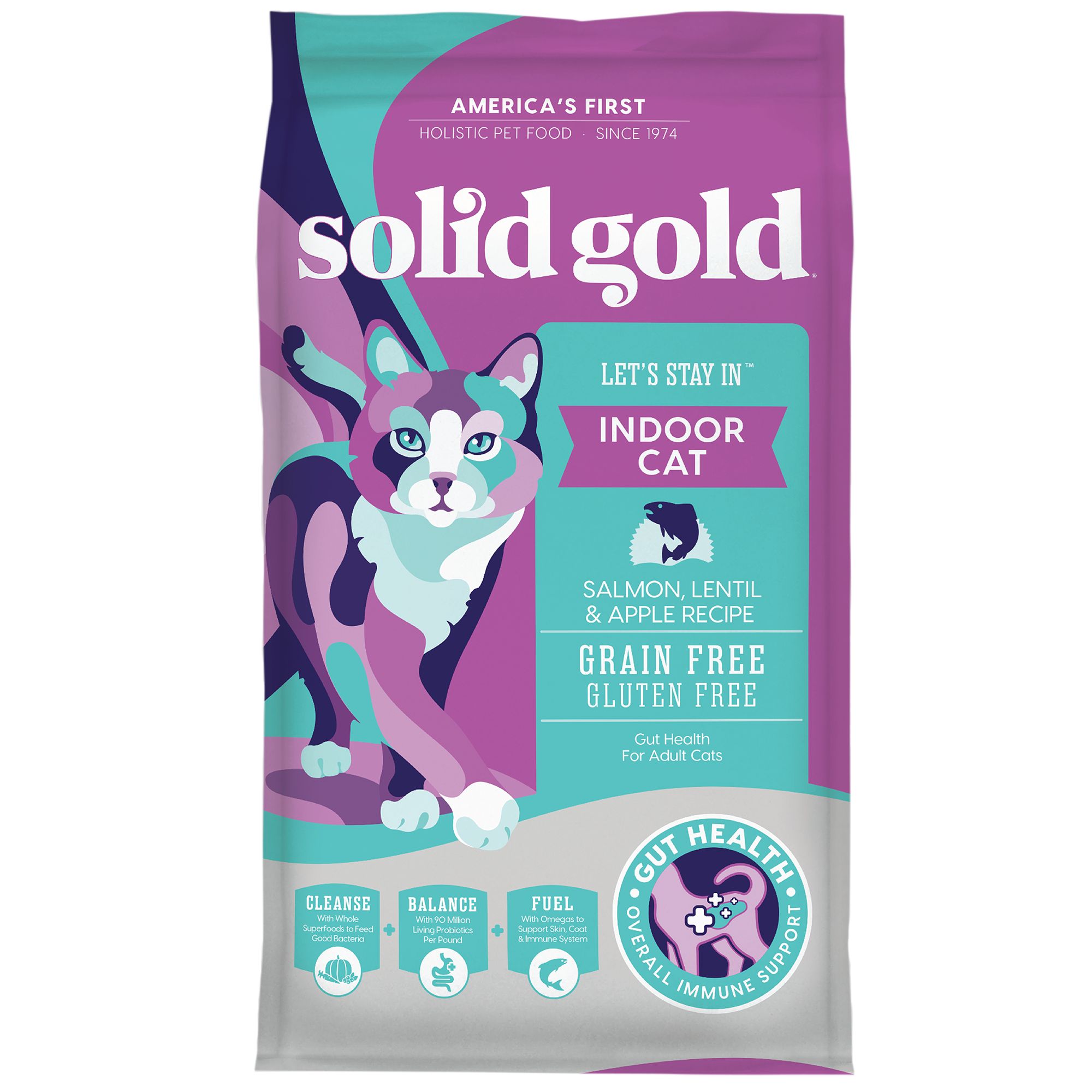 Solid Gold Let s Stay In Indoor Adult Cat Food Grain Free