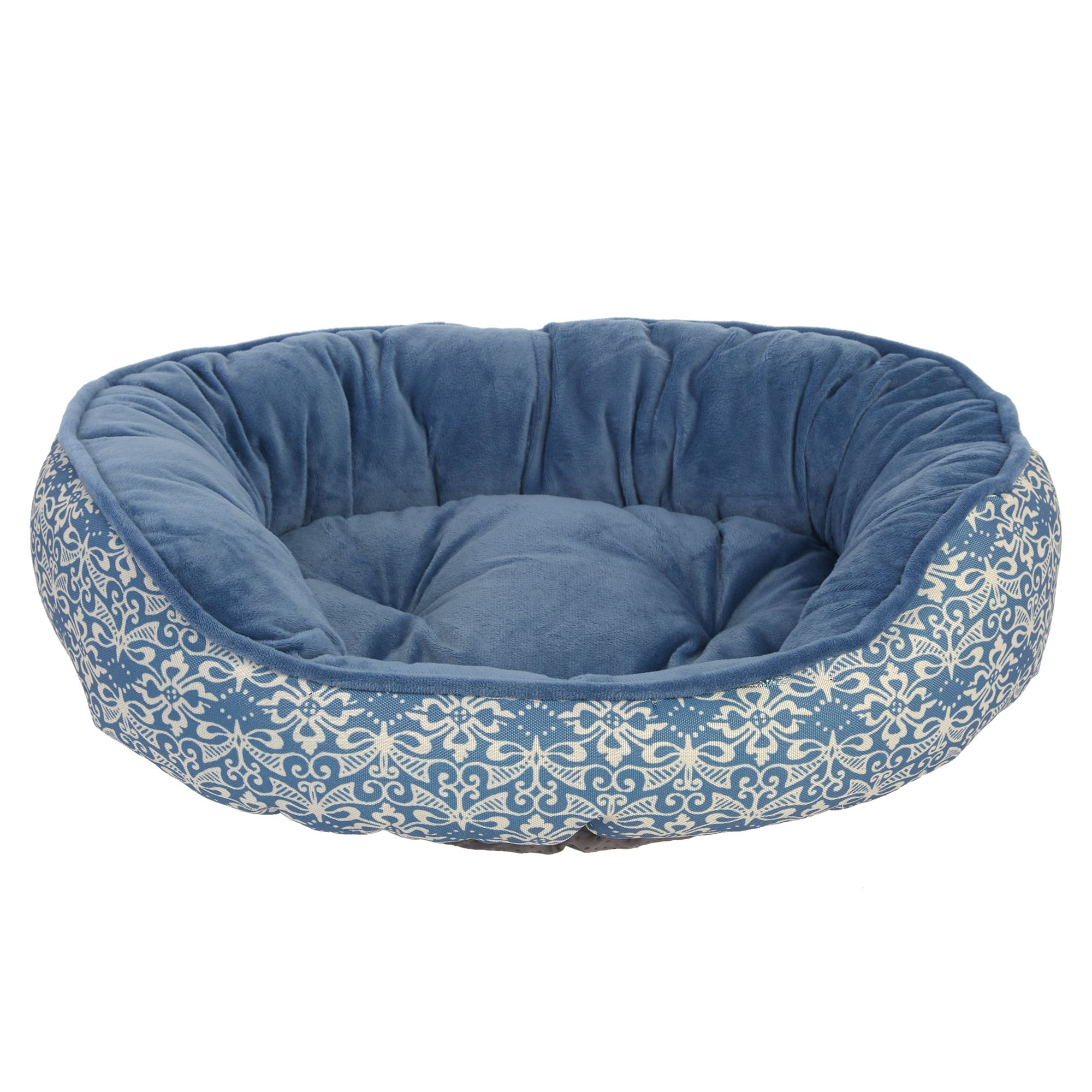 Top Paw® Damask Cuddler Pet Bed dog Cuddler Beds PetSmart