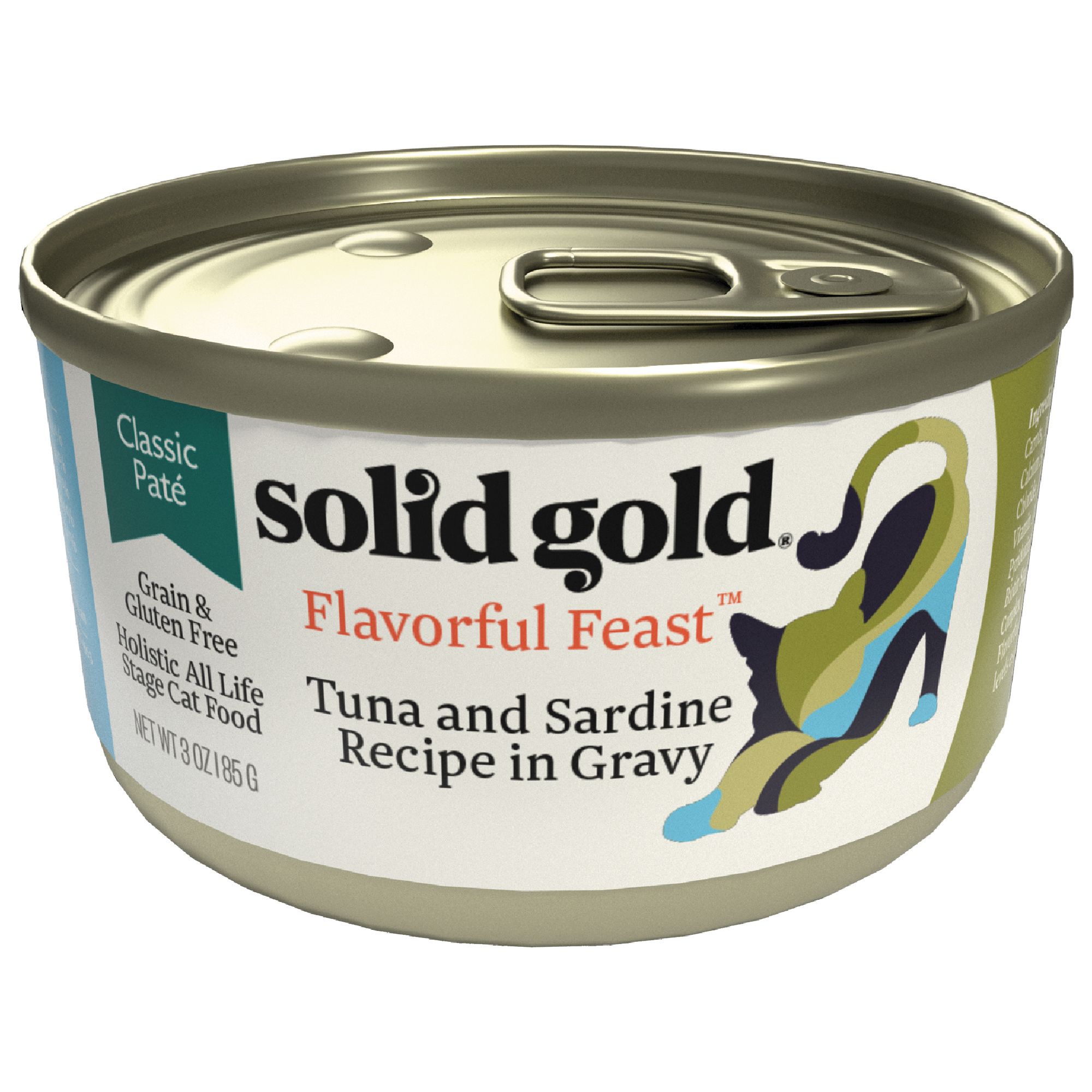 Solid Gold Flavorful Feast Cat Food Classic Pate Grain