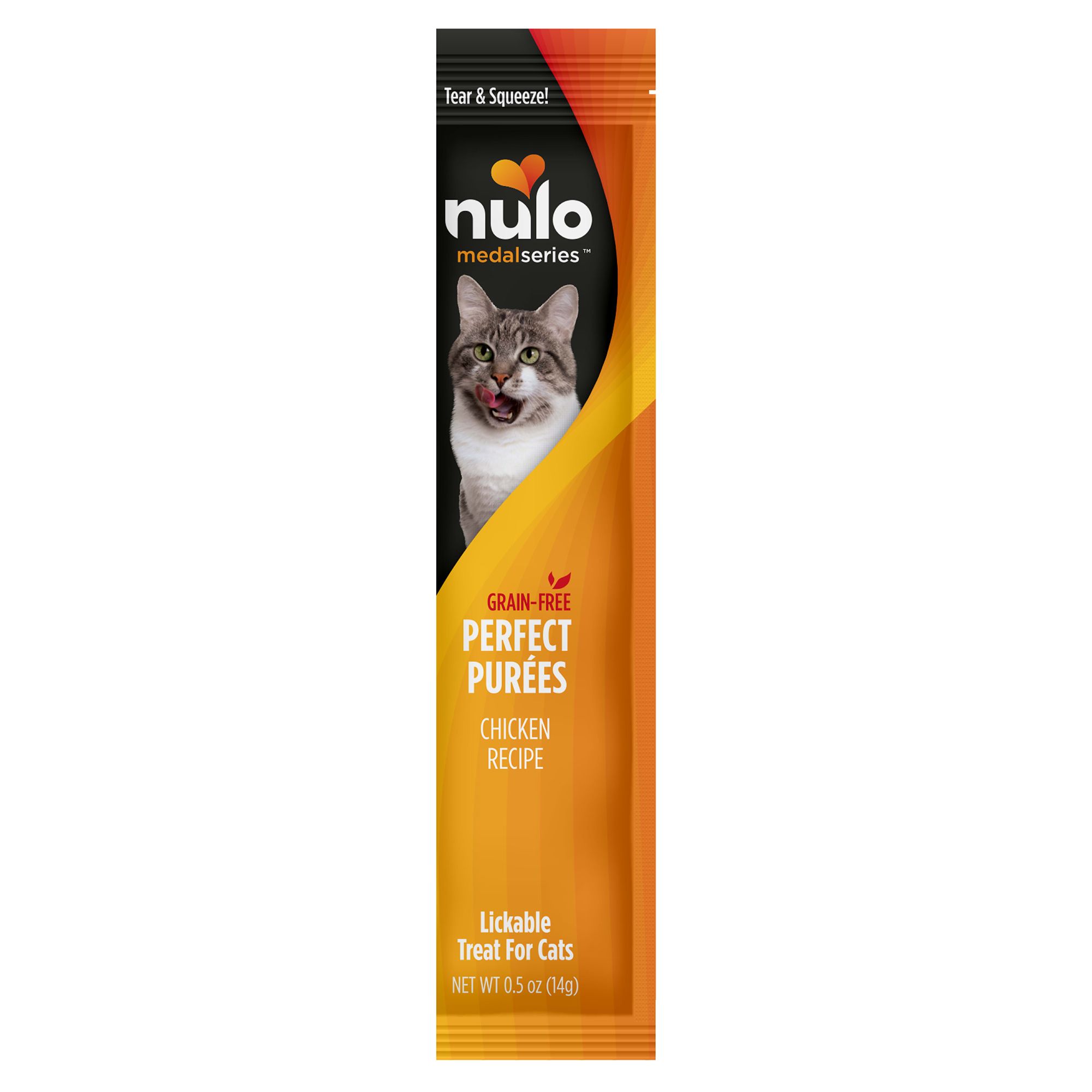 Nulo MedalSeries Perfect Purees Wet Cat Treat Grain Free, 0.5 Oz