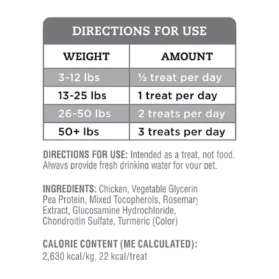 Product Authority® Hip & Joint Support Jerky Sticks Dog Treats - Grain Free
