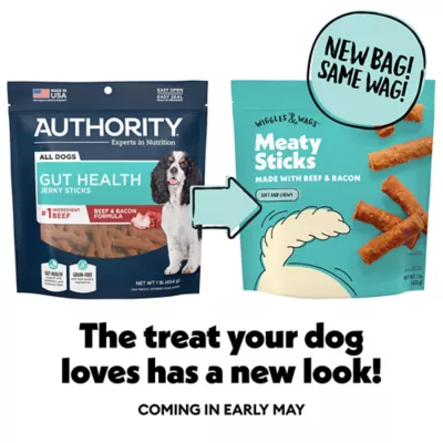 Product Authority® Gut Health Jerky Sticks All Life Stages Dog Treats - Beef & Bacon