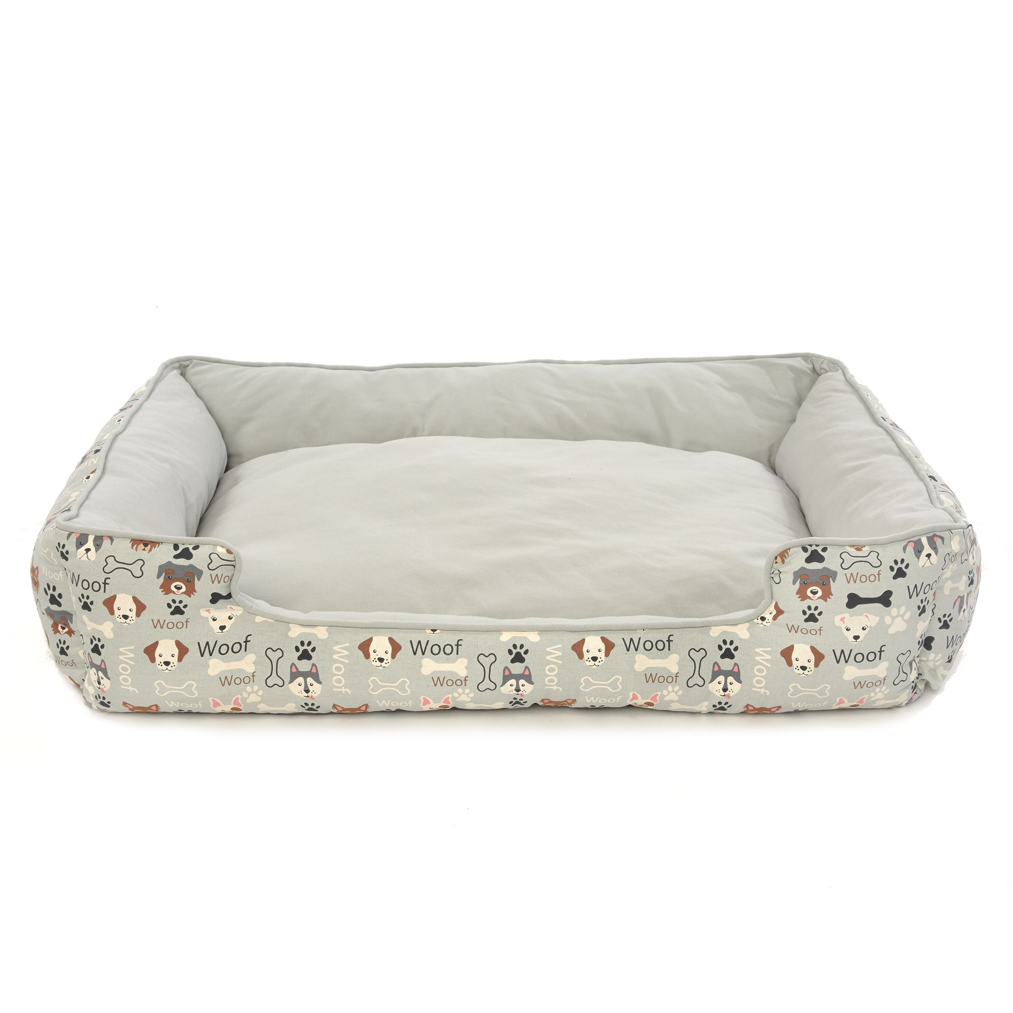 Top Paw® Dog & Bones Cuddler Pet Bed dog Cuddler Beds PetSmart