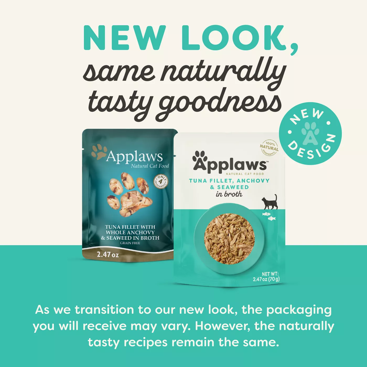 Applaws Cat Wet Food Complement Natural Limited Ingredient Grain Free 2.47 Oz