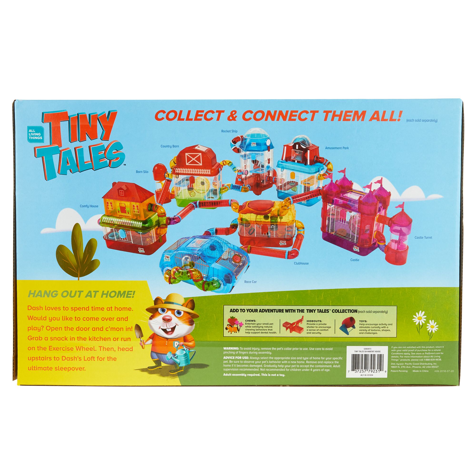 All Living Things Tiny Tales Trade Comfy House Small Pet Habitat