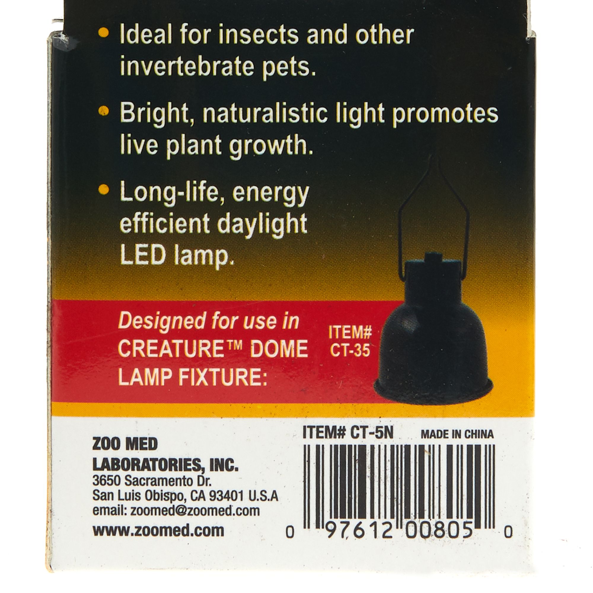 Zoo Med Creatures LED Daylight Light LED Reptile Terrarium Light - 5 watt - thumbnail 2