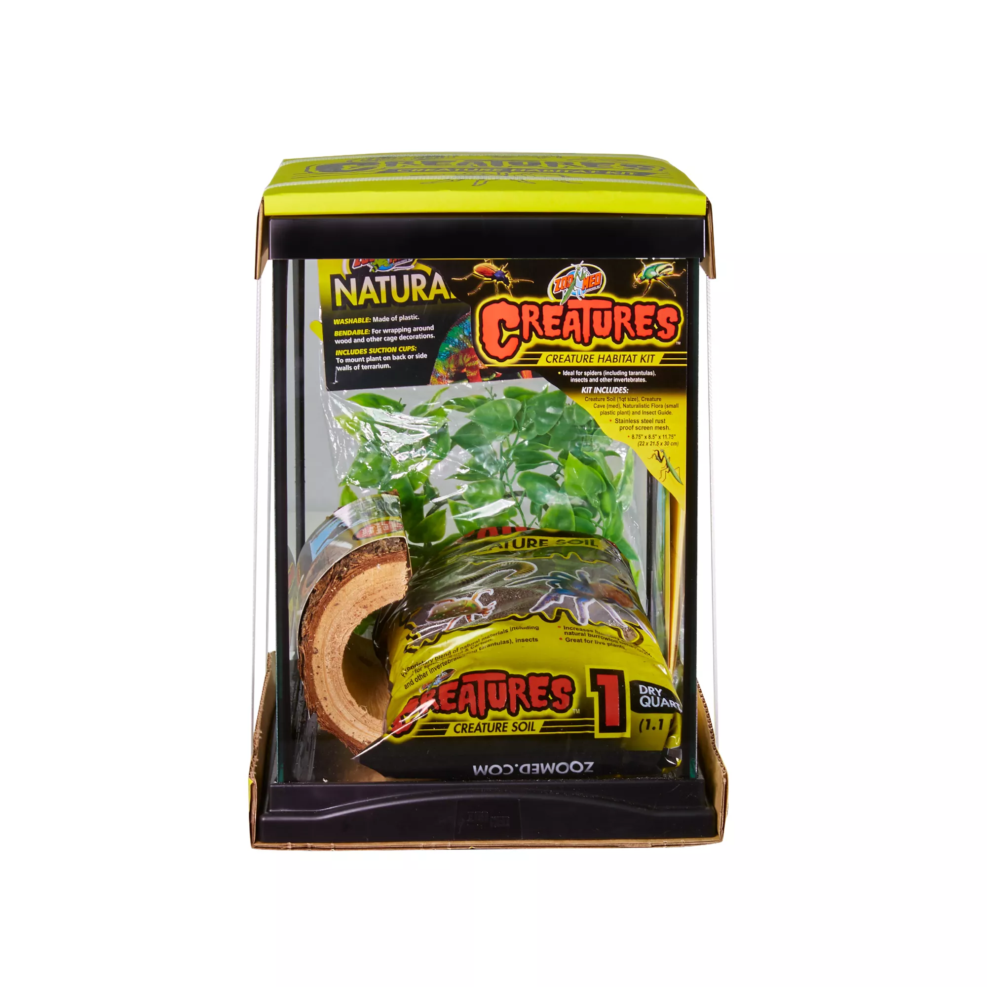 Zoo Med Creatures Creature Den Low Profile Reptile Terrarium