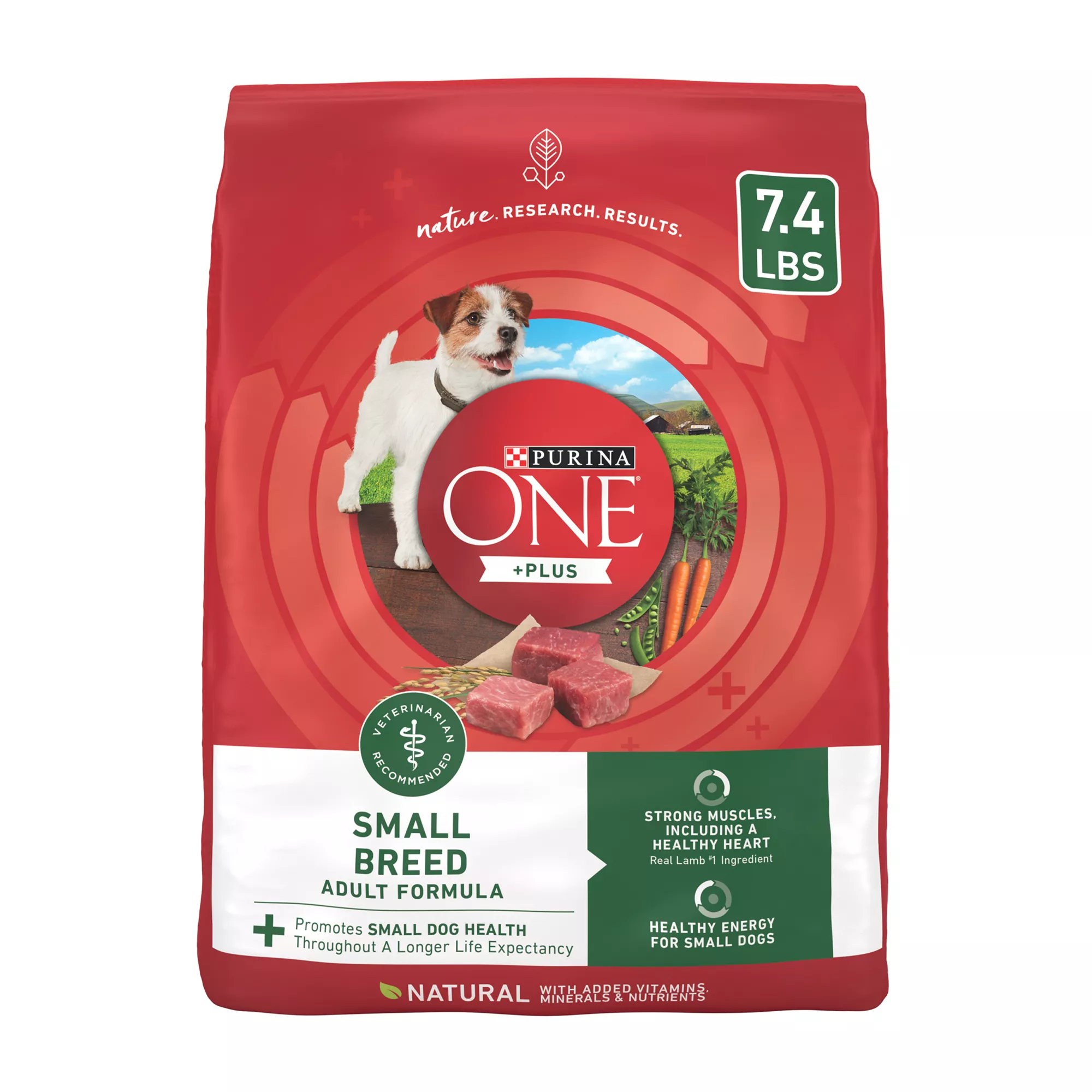 Purina ONE® +Plus Small Breed Adult Dog Dry Food - Lamb, No Artificial Colors, No Artificial Flavors