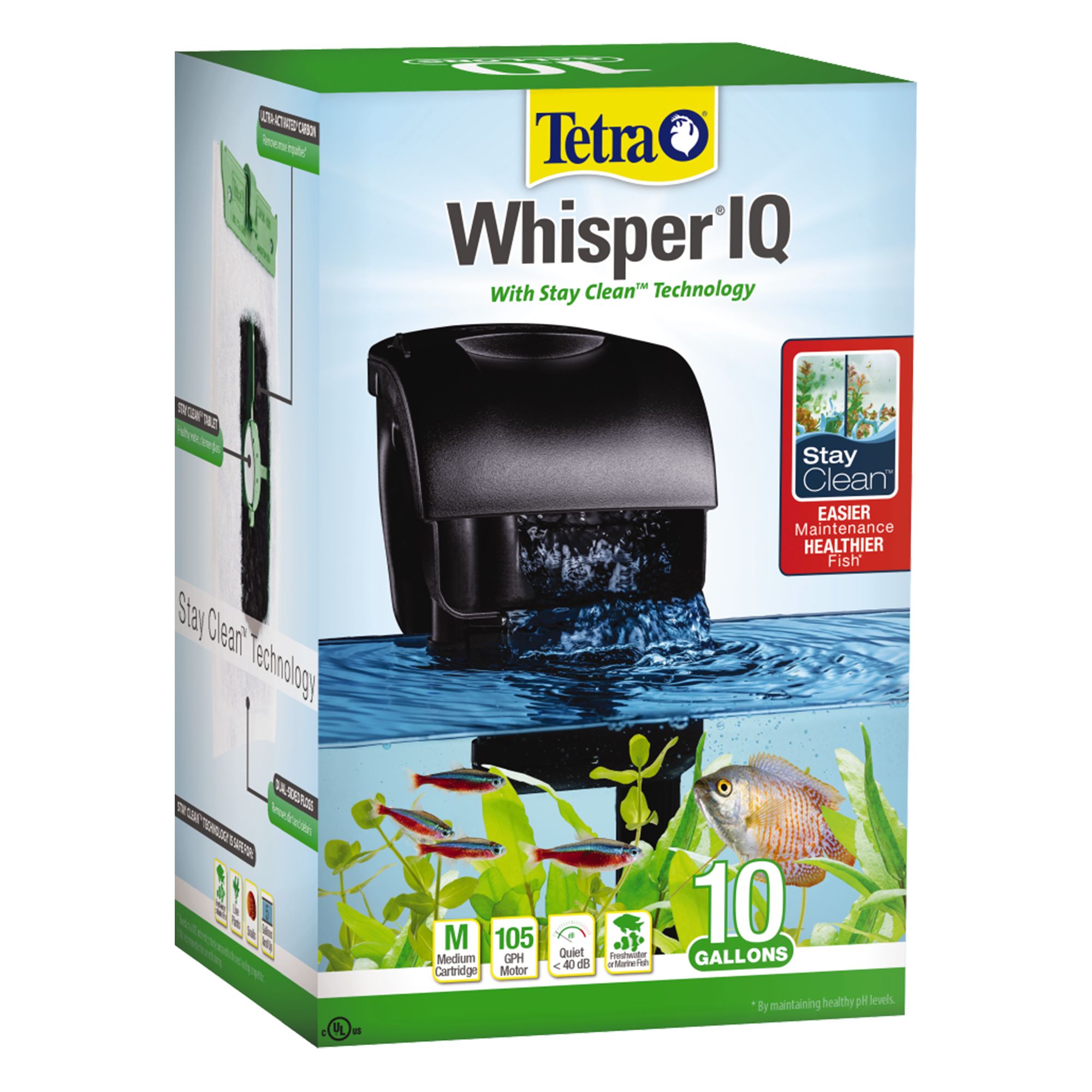 11608円 うのにもお得な Whisper In-Tank Filter 20i with BioScrubber for 10-20 gallon aquariums 25817 by Tetra
