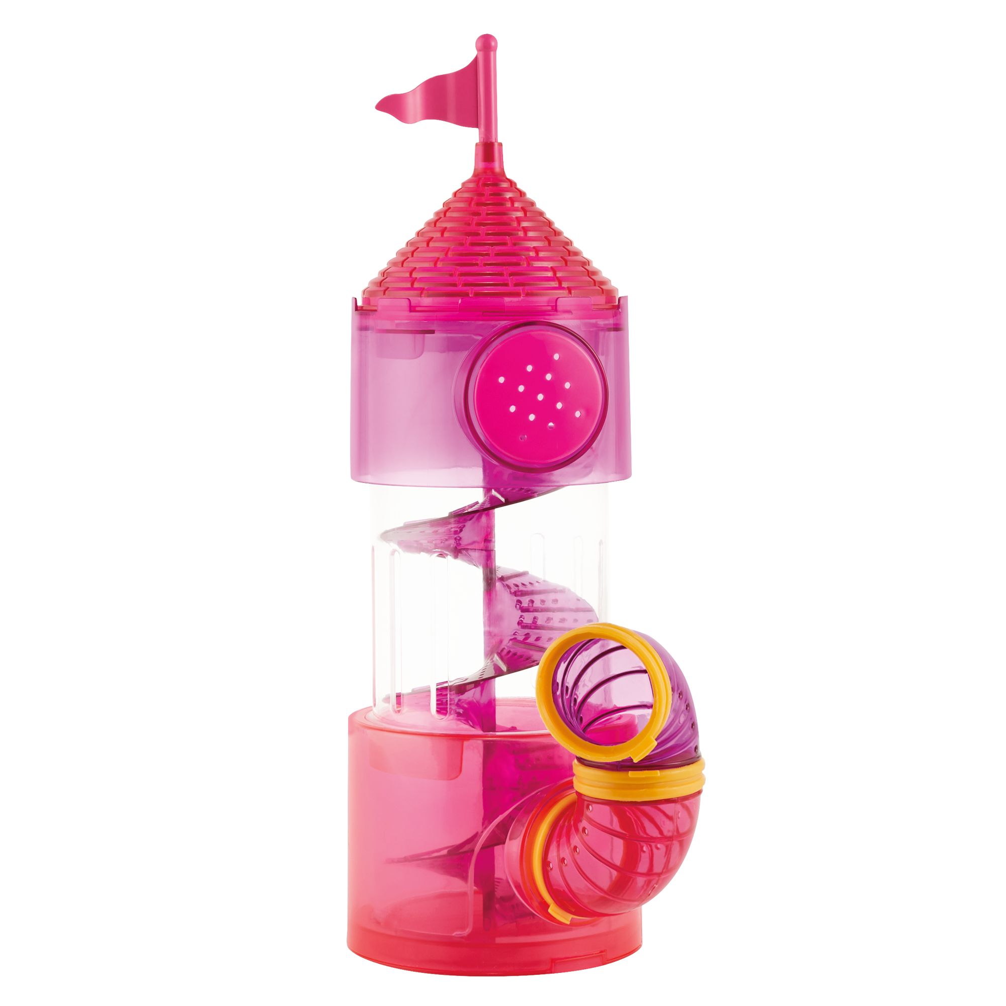 pink princess castle hamster cage