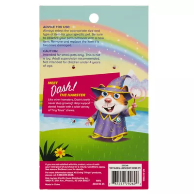 Product Tiny Tales™ Heart Small Pet Loofah Chews