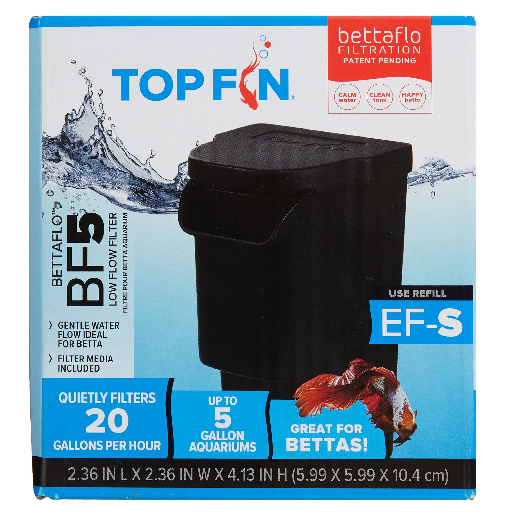 Top Fin® BETTAFLO™ BF5 Low Flow Filter