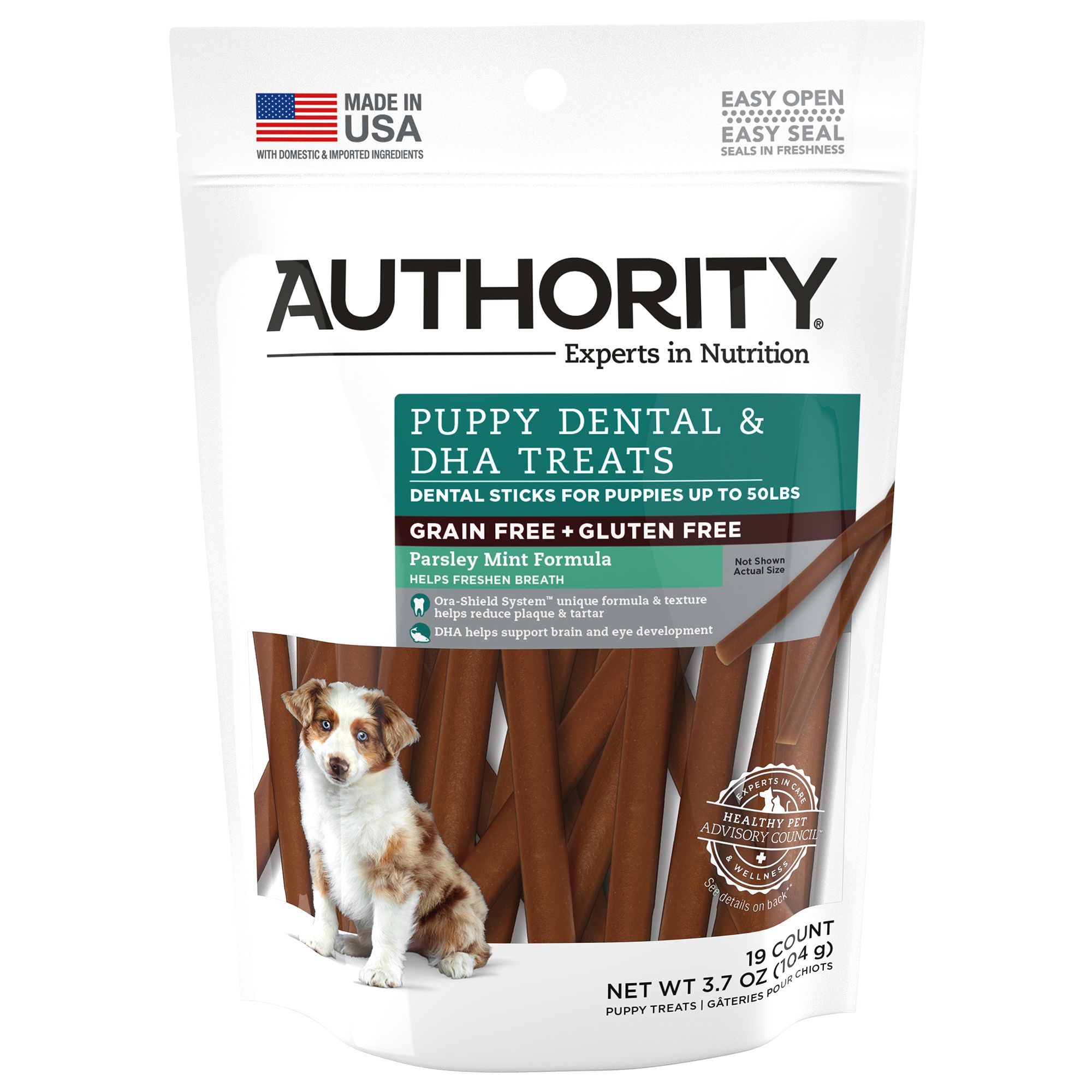 Dental \u0026 DHA Stick Puppy Treats Parsley 