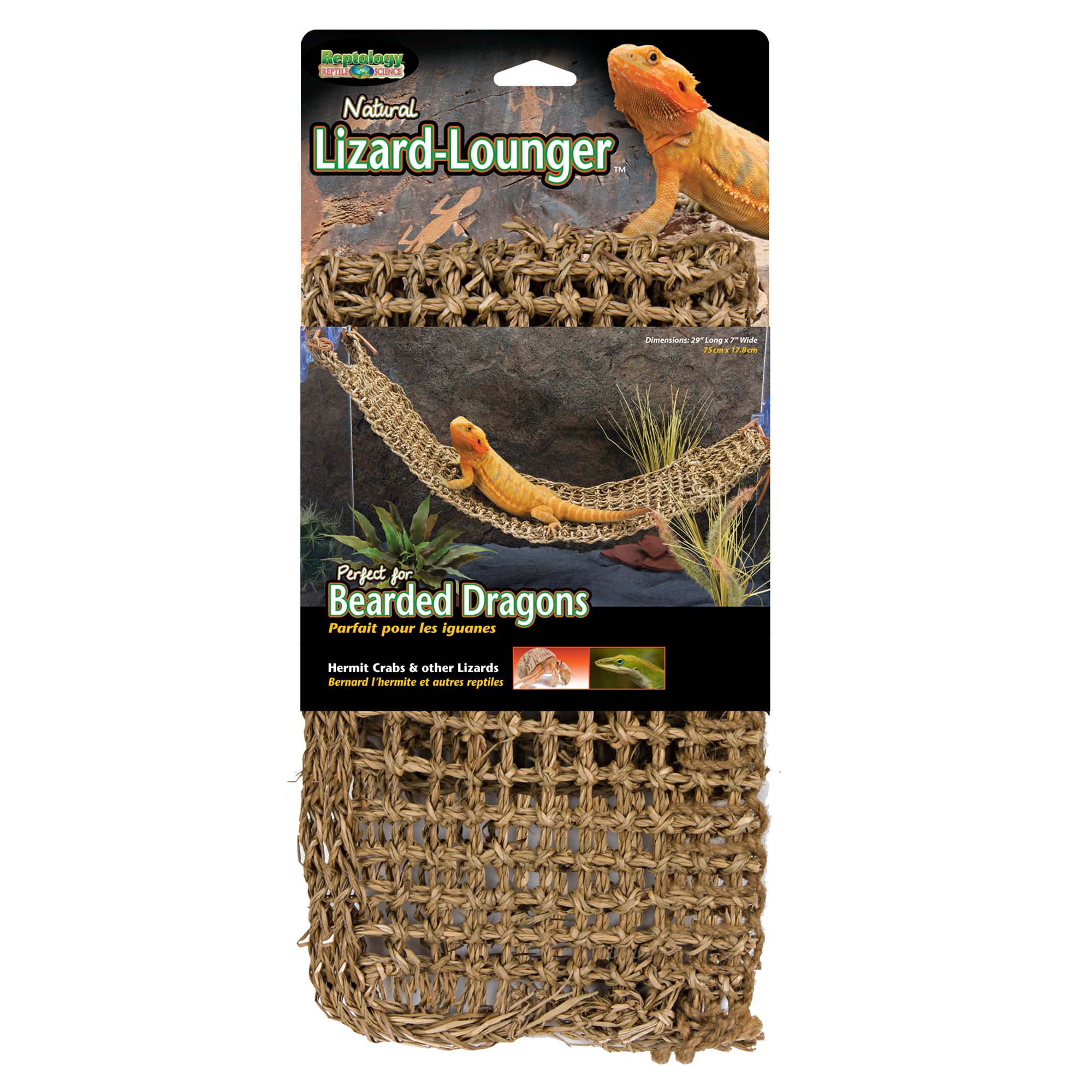 WATFOON Reptile Hammock Lizard Lounger,Oder-Free Mesh Strong Suction Cups