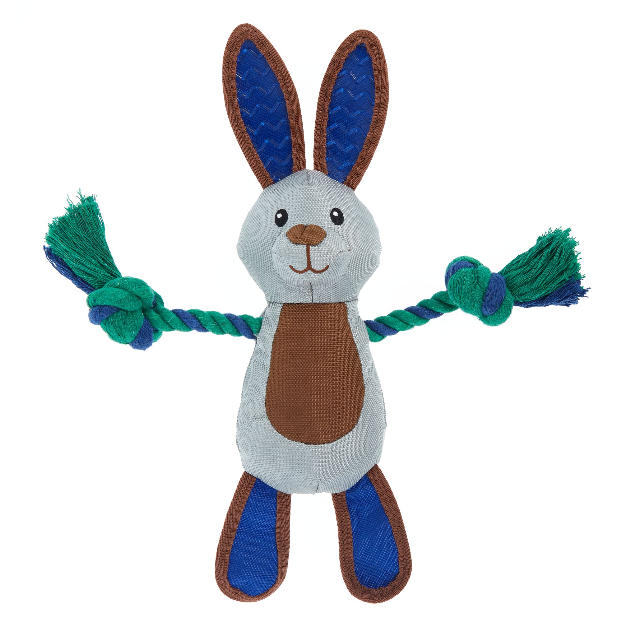 stuffed rabbit dog toy