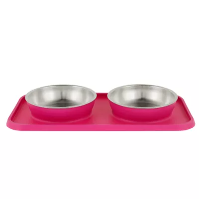 Product Top Paw® Stay-Put Bowl & Mat Set